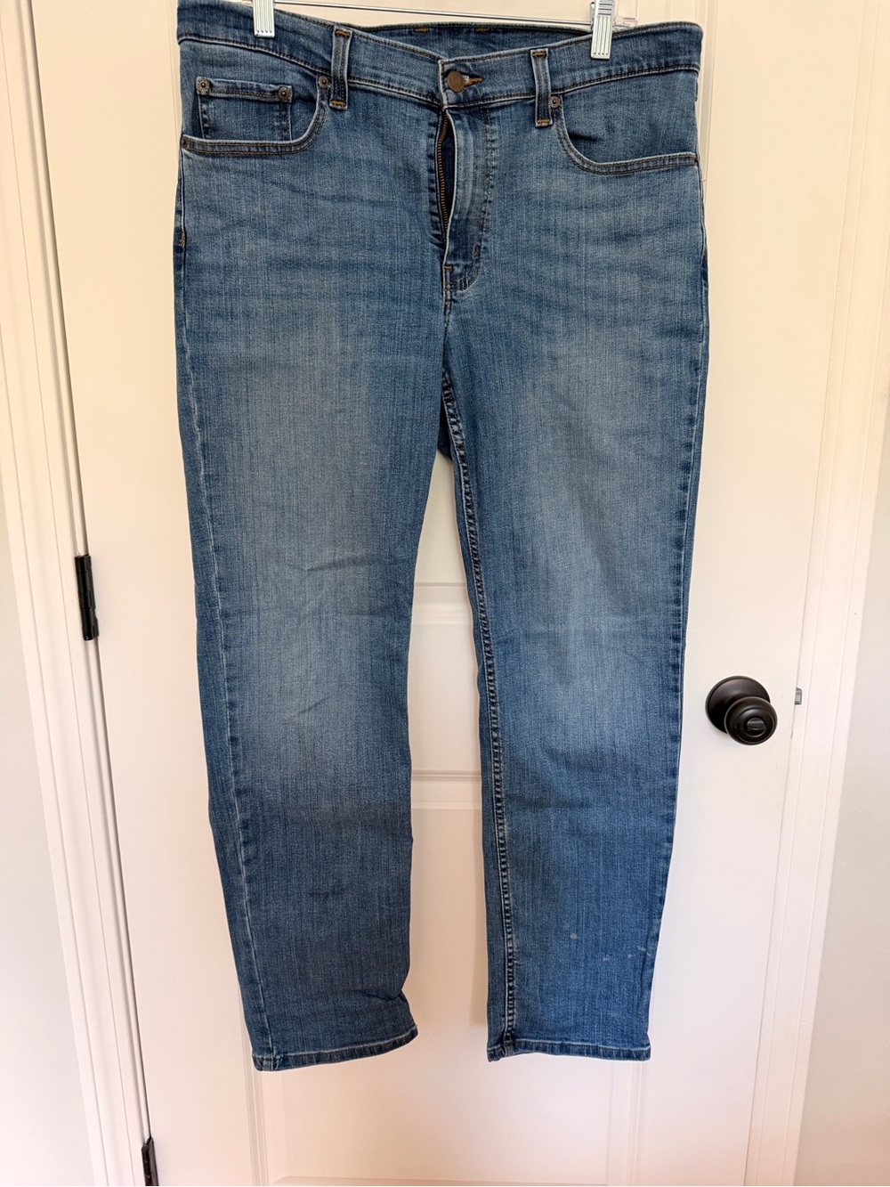 L.L. Bean Men’s Slim Straight Medium Blue Jeans